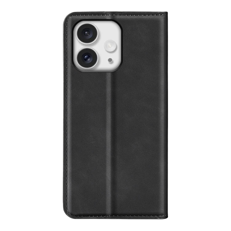 For iPhone 16 Pro Max Retro-skin  Magnetic Suction Leather Phone Case(Black) - iPhone 16 Pro Max Cases by PMC Jewellery | Online Shopping South Africa | PMC Jewellery | Buy Now Pay Later Mobicred