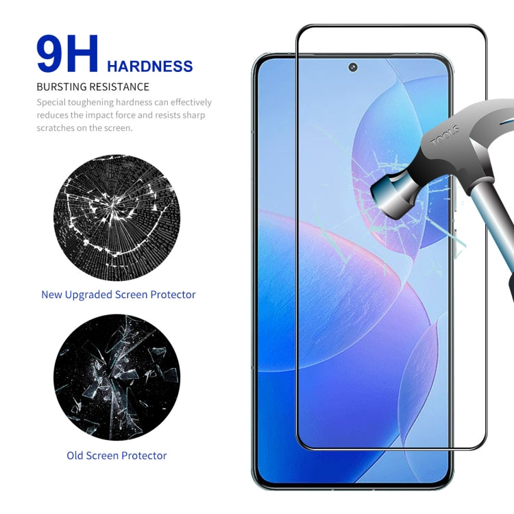 For Redmi K70 / K70 Pro / K70E 5pcs ENKAY Hat-Prince Full Glue High Aluminum-silicon Tempered Glass Film - free shipping - PMC Jewellery - Order now!