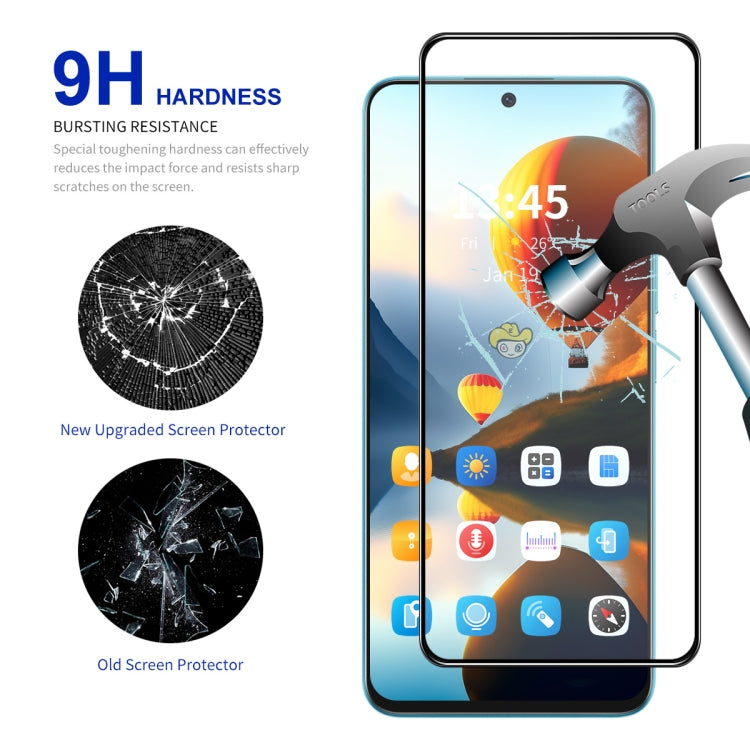 For Xiaomi Poco M6 Pro 4G 10pcs ENKAY Hat-Prince Full Glue High Aluminum-silicon Tempered Glass Film -  by ENKAY | Online Shopping South Africa | PMC Jewellery | Buy Now Pay Later Mobicred