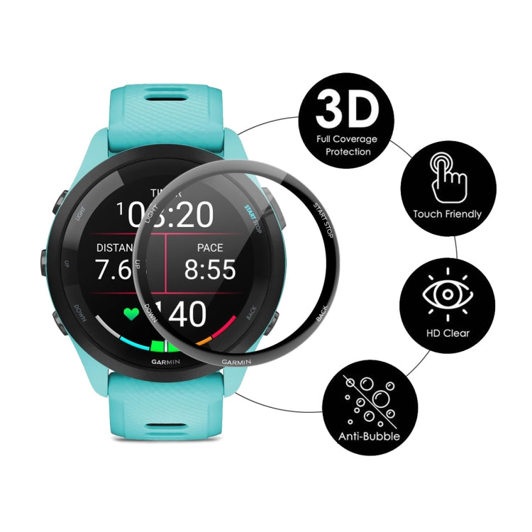For Garmin Forerunner 265S ENKAY 3D Full Coverage Soft PC Edge PMMA HD Screen Protector Film - free shipping - PMC TechLife - Order now!