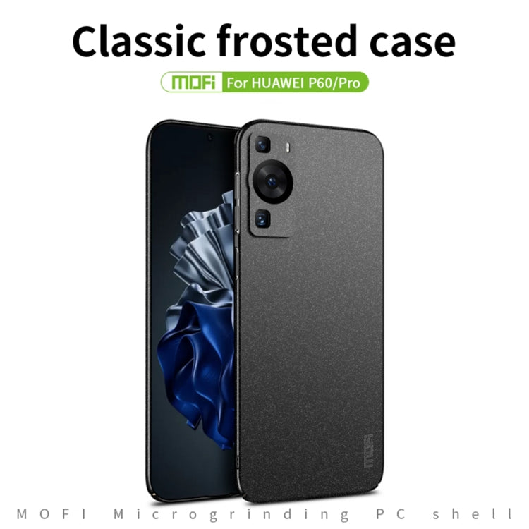 For Huawei P60 / P60 Pro MOFI Fandun Series Frosted PC Ultra-thin All-inclusive Phone Case(Red) - Huawei Cases by MOFI | Online Shopping South Africa | PMC TechLife