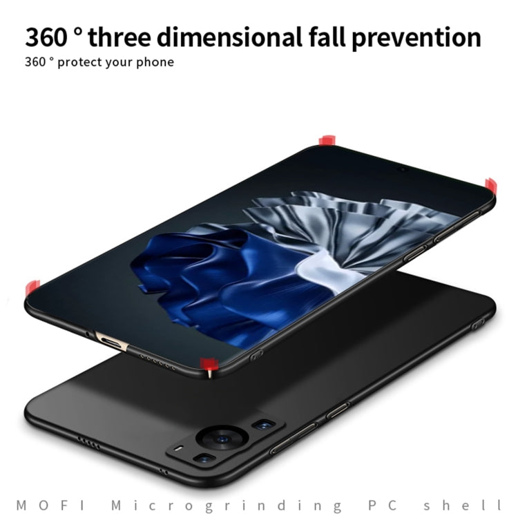 For Huawei P60 / P60 Pro MOFI Fandun Series Frosted PC Ultra-thin All-inclusive Phone Case(Red) - Huawei Cases by MOFI | Online Shopping South Africa | PMC TechLife