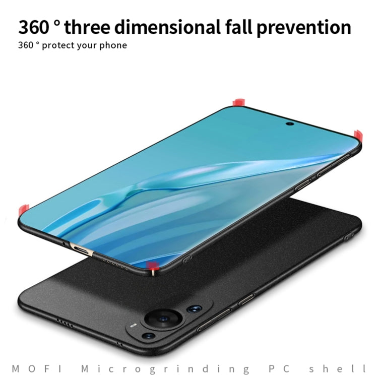 For Huawei P60 Art MOFI Fandun Series Frosted PC Ultra-thin All-inclusive Phone Case(Green) - Huawei Cases by MOFI | Online Shopping South Africa | PMC TechLife