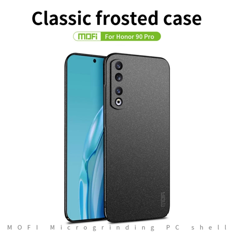 For Honor 90 Pro MOFI Fandun Series Frosted PC Ultra-thin All-inclusive Phone Case(Green) - Honor Cases by MOFI | Online Shopping South Africa | PMC TechLife