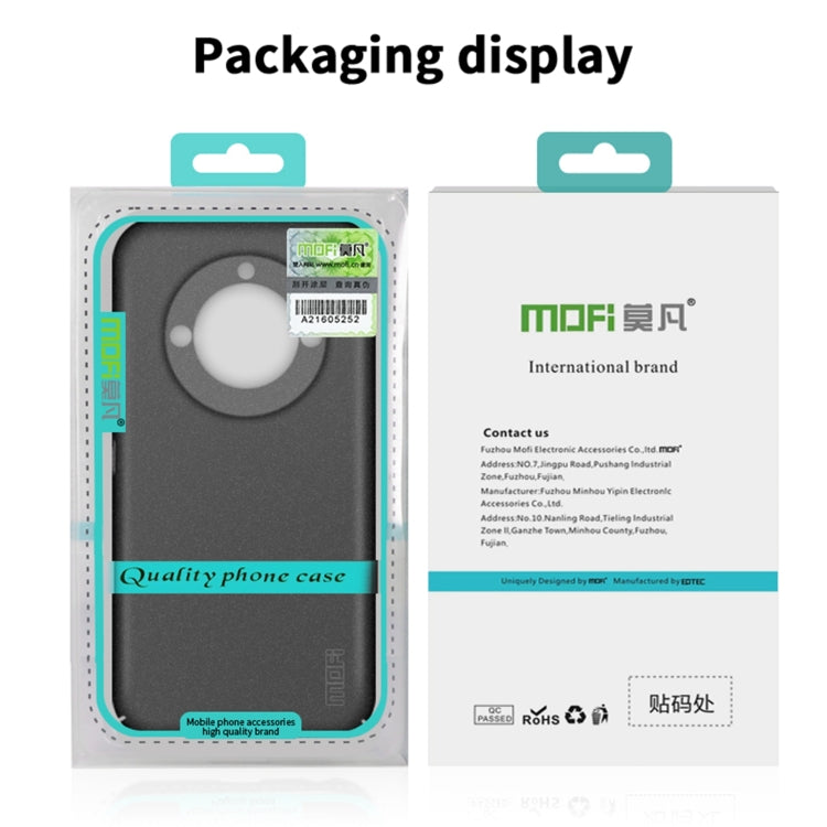 For Realme 11 Pro MOFI Fandun Series Frosted PC Ultra-thin All-inclusive Phone Case(Green) - Realme Cases by MOFI | Online Shopping South Africa | PMC Jewellery