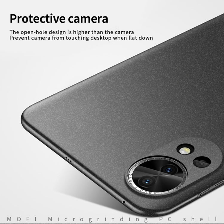 For Huawei Nova 12 Pro/Nova 12 Ultra MOFI Fandun Series Frosted PC Ultra-thin All-inclusive Phone Case(Black) - Huawei Cases by MOFI | Online Shopping South Africa | PMC Jewellery