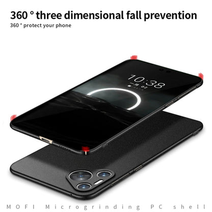 For Huawei P70 Pro MOFI Fandun Series Frosted PC Ultra-thin All-inclusive Phone Case(Black) - Huawei Cases by MOFI | Online Shopping South Africa | PMC Jewellery