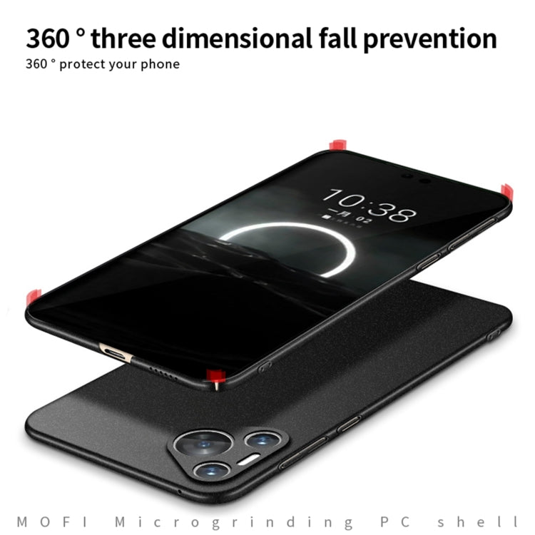 For Huawei Pura 70 Pro MOFI Fandun Series Frosted PC Ultra-thin All-inclusive Phone Case(Gray) - Huawei Cases by MOFI | Online Shopping South Africa | PMC TechLife | Buy Now Pay Later Mobicred