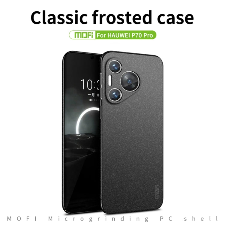 For Huawei Pura 70 Pro MOFI Fandun Series Frosted PC Ultra-thin All-inclusive Phone Case(Red) - Huawei Cases by MOFI | Online Shopping South Africa | PMC TechLife | Buy Now Pay Later Mobicred