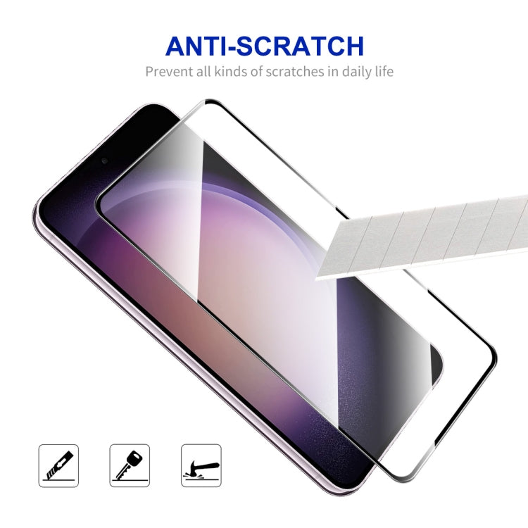 For Samsung Galaxy S24 FE 5G 5pcs ENKAY Hat-Prince Full Glue High Aluminum-silicon Tempered Glass Film - Galaxy S24 FE 5G Tempered Glass by ENKAY | Online Shopping South Africa | PMC Jewellery | Buy Now Pay Later Mobicred