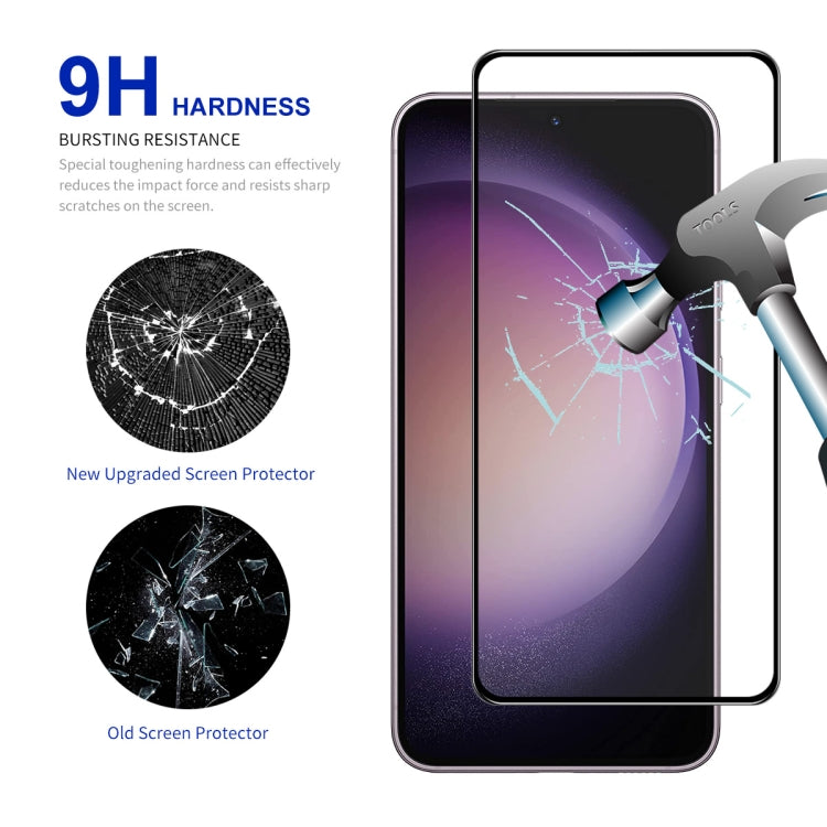 For Samsung Galaxy S24 FE 5G 10pcs ENKAY Hat-Prince Full Glue High Aluminum-silicon Tempered Glass Film - free shipping - PMC Jewellery - Order now!