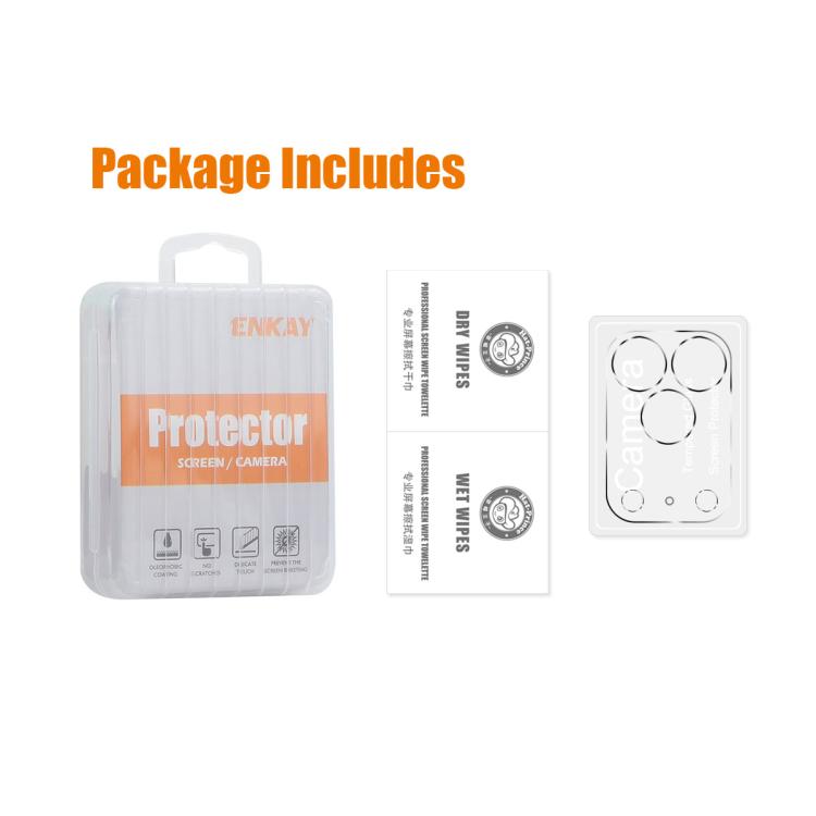 For iPhone 17 Pro ENKAY Hat-Prince 9H Rear Camera Lens Tempered Glass Film - iPhone 17 Pro Tempered Glass by ENKAY | Online Shopping South Africa | PMC TechLife | Buy Now Pay Later Mobicred