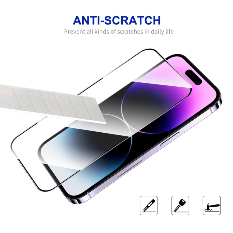 For iPhone 16 Pro Max ENKAY Full Glue High Aluminum-silicon Tempered Glass Film - iPhone 16 Pro Max Tempered Glass by ENKAY | Online Shopping South Africa | PMC TechLife | Buy Now Pay Later Mobicred