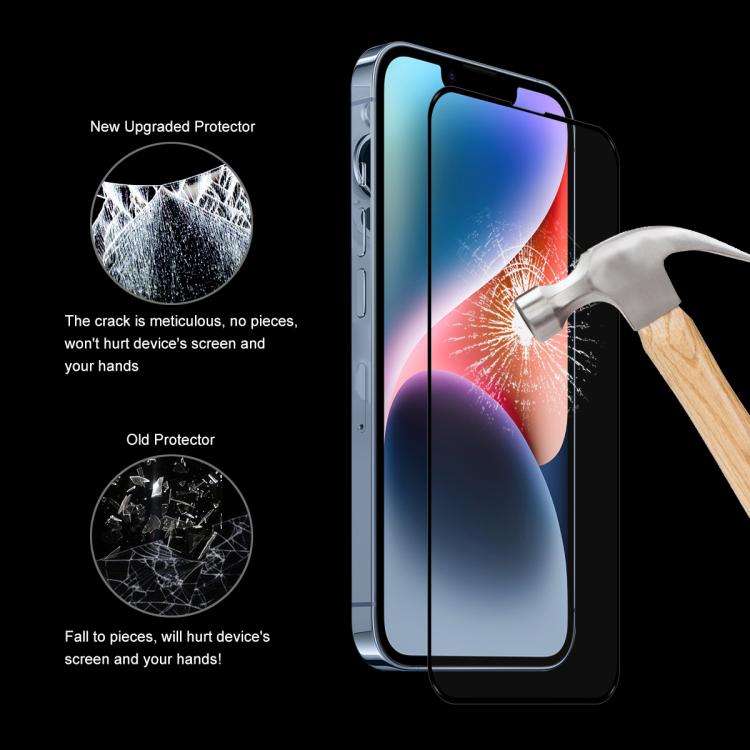 For iPhone 16e ENKAY Full Glue High Aluminum-silicon Tempered Glass Film - iPhone 16e Tempered Glass by ENKAY | Online Shopping South Africa | PMC TechLife | Buy Now Pay Later Mobicred