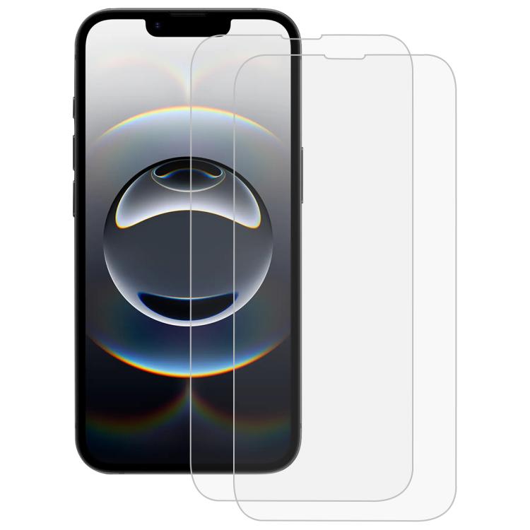 For iPhone 16e 2pcs NKAY 0.26mm 9H 2.5D High Aluminum-silicon Tempered Glass Film - free shipping - PMc TechLife - Order now!