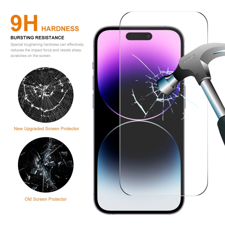 For iPhone 16 10pcs ENKAY 0.26mm 9H 2.5D High Aluminum-silicon Tempered Glass Film - iPhone 16 Tempered Glass by ENKAY | Online Shopping South Africa | PMC Jewellery | Buy Now Pay Later Mobicred