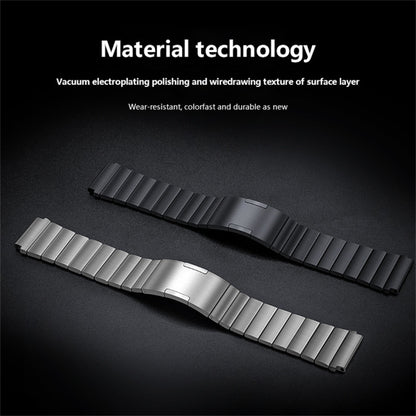 For Samsung Galaxy Watch 46mm One Bead Titanium Alloy Watch Band(Gray) - Watch Bands by PMC Jewellery | Online Shopping South Africa | PMC Jewellery