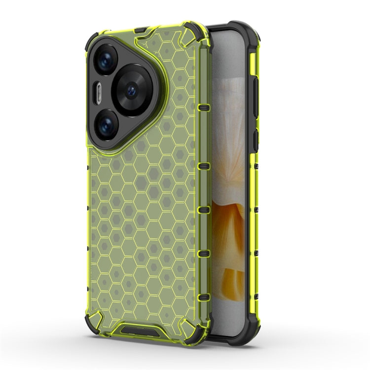 For Huawei Pura 70 Pro Shockproof Honeycomb Phone Case(Green) - Huawei Cases by PMC Jewellery | Online Shopping South Africa | PMC Jewellery | Buy Now Pay Later Mobicred