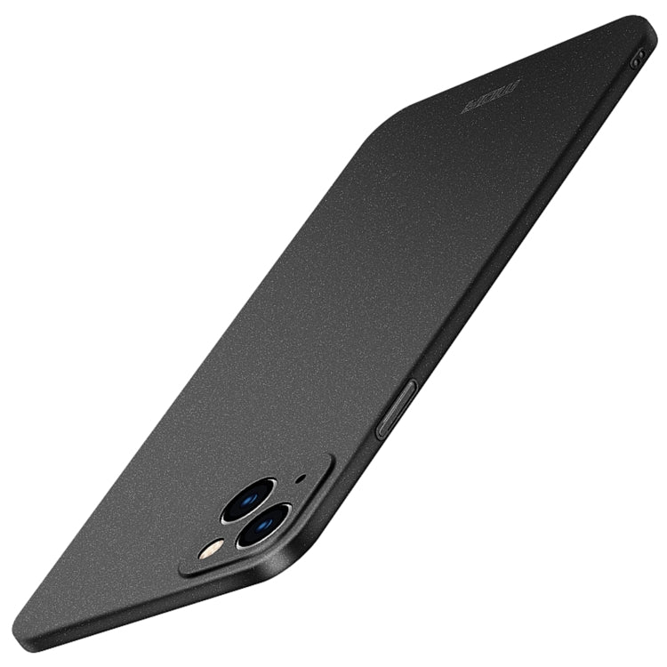 For iPhone 15 MOFI Fandun Series Frosted PC Ultra-thin All-inclusive Phone Case(Black) - iPhone 15 Cases by MOFI | Online Shopping South Africa | PMC TechLife | Buy Now Pay Later Mobicred
