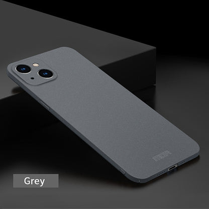 For iPhone 15 MOFI Fandun Series Frosted PC Ultra-thin All-inclusive Phone Case(Gray) - iPhone 15 Cases by MOFI | Online Shopping South Africa | PMC Jewellery