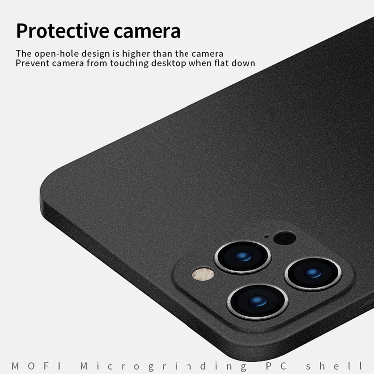 For iPhone 15 Pro MOFI Fandun Series Frosted PC Ultra-thin All-inclusive Phone Case(Black) - iPhone 15 Pro Cases by MOFI | Online Shopping South Africa | PMC TechLife | Buy Now Pay Later Mobicred