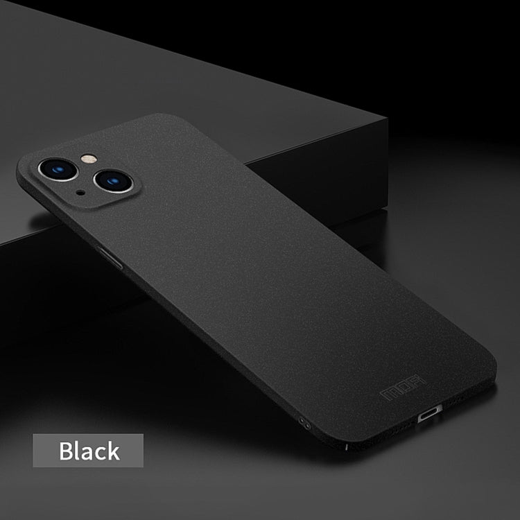 For iPhone 15 Plus  MOFI Fandun Series Frosted PC Ultra-thin All-inclusive Phone Case(Black) - More iPhone Cases by MOFI | Online Shopping South Africa | PMC TechLife