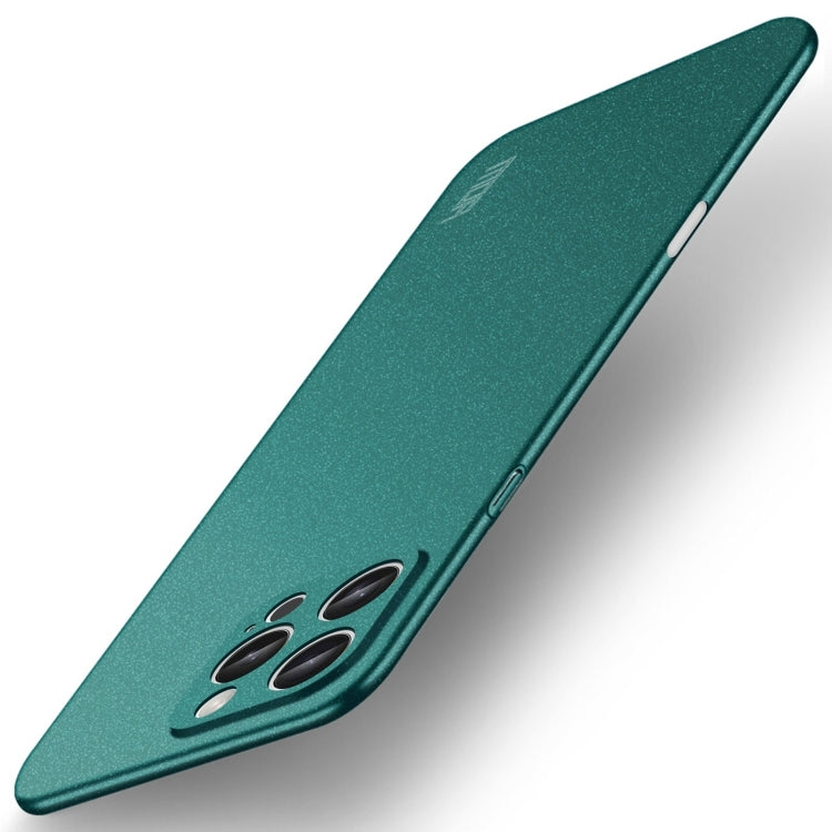 For iPhone 16 Pro Max MOFI Fandun Series Frosted PC Ultra-thin All-inclusive Phone Case(Green) - iPhone 16 Pro Max Cases by MOFI | Online Shopping South Africa | PMC Jewellery | Buy Now Pay Later Mobicred