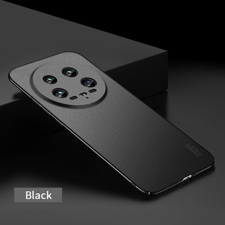 For Xiaomi 14 Ultra MOFI Fandun Series Frosted PC Ultra-thin All-inclusive Phone Case(Black) - 14 Ultra Cases by MOFI | Online Shopping South Africa | PMC TechLife | Buy Now Pay Later Mobicred
