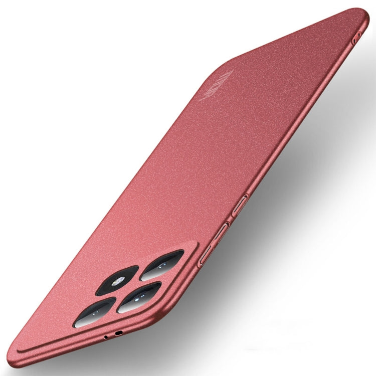 For Xiaomi Redmi K70 Ultra MOFI Fandun Series Frosted PC Ultra-thin All-inclusive Phone Case(Red) - Xiaomi Cases by MOFI | Online Shopping South Africa | PMC Jewellery | Buy Now Pay Later Mobicred