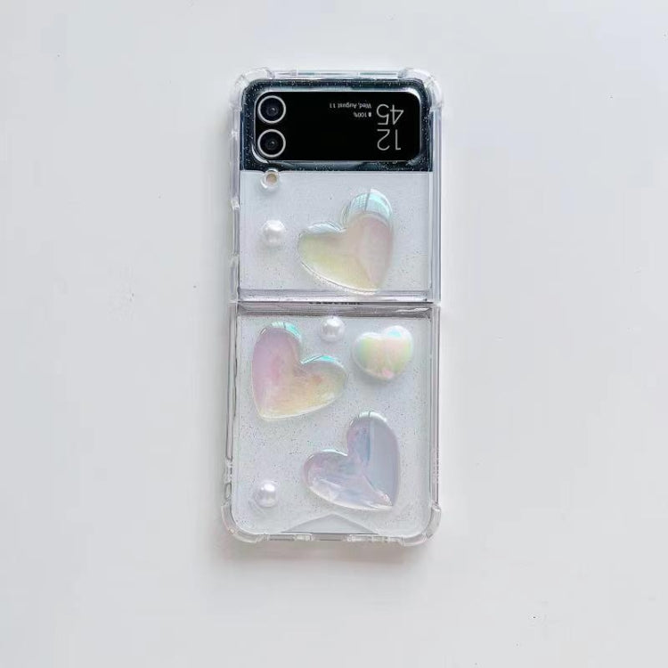 For Samsung Galaxy Z Flip5 Love Epoxy TPU Phone Case(Pink) - free shipping - PMC TechLife - Order now!