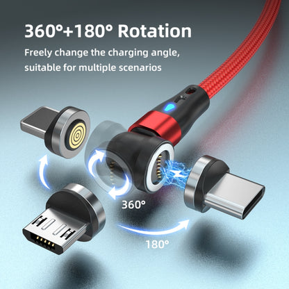 ENKAY 3A USB to Type-C / 8 Pin Magnetic 540 Degrees Rotating Fast Charging Cable, Length:2m(Black) - Charging Cable & Head by ENKAY | Online Shopping South Africa | PMC Jewellery | Buy Now Pay Later Mobicred