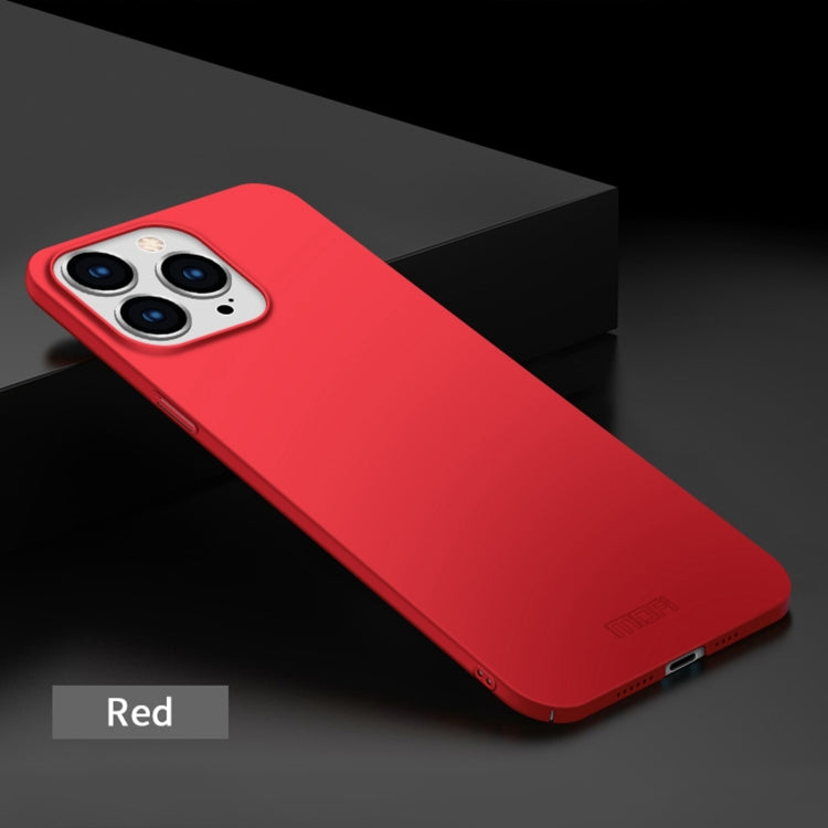 For iPhone 15 Plus MOFI Frosted PC Ultra-thin Hard Phone Case(Red) - iPhone 15 Plus Cases by MOFI | Online Shopping South Africa | PMC TechLife | Buy Now Pay Later Mobicred