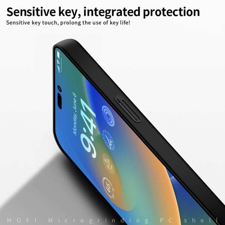 For iPhone 15 Pro MOFI Frosted PC Ultra-thin Hard Phone Case(Rose Gold) - iPhone 15 Pro Cases by MOFI | Online Shopping South Africa | PMC TechLife | Buy Now Pay Later Mobicred