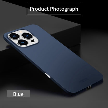 For iPhone 16 Pro Max MOFI Frosted PC Ultra-thin Hard Phone Case(Blue) - iPhone 16 Pro Cases by MOFI | Online Shopping South Africa | PMC Jewellery | Buy Now Pay Later Mobicred