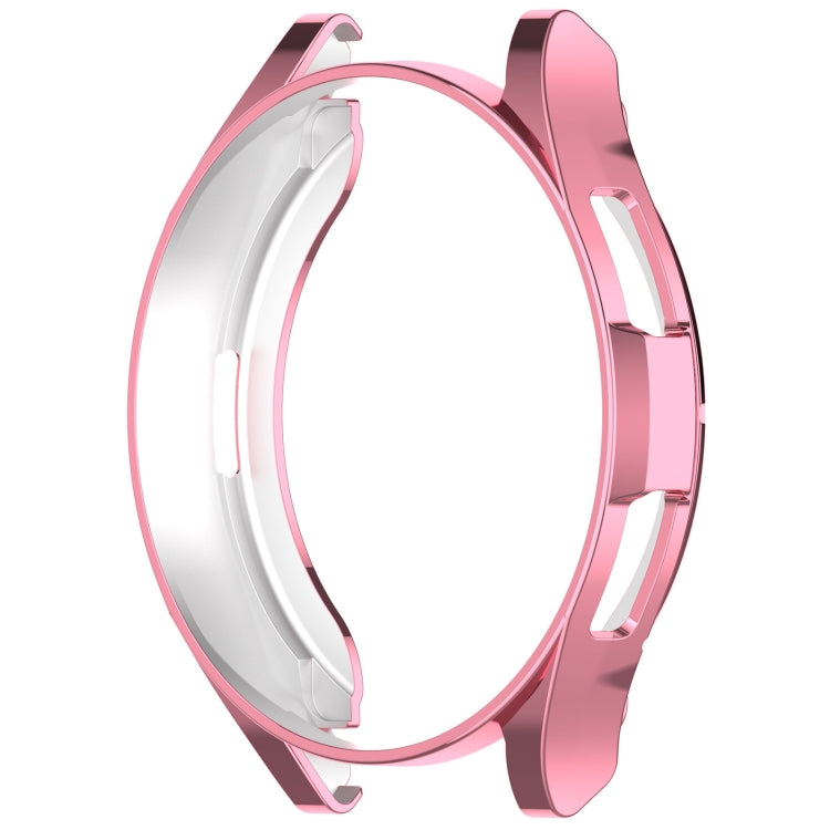 For Samsung Galaxy Watch6 Classic 47mm Electroplated TPU Half Pack Hollow Watch Protective Case(Pink) - free shipping - PMC TechLife - Order now!
