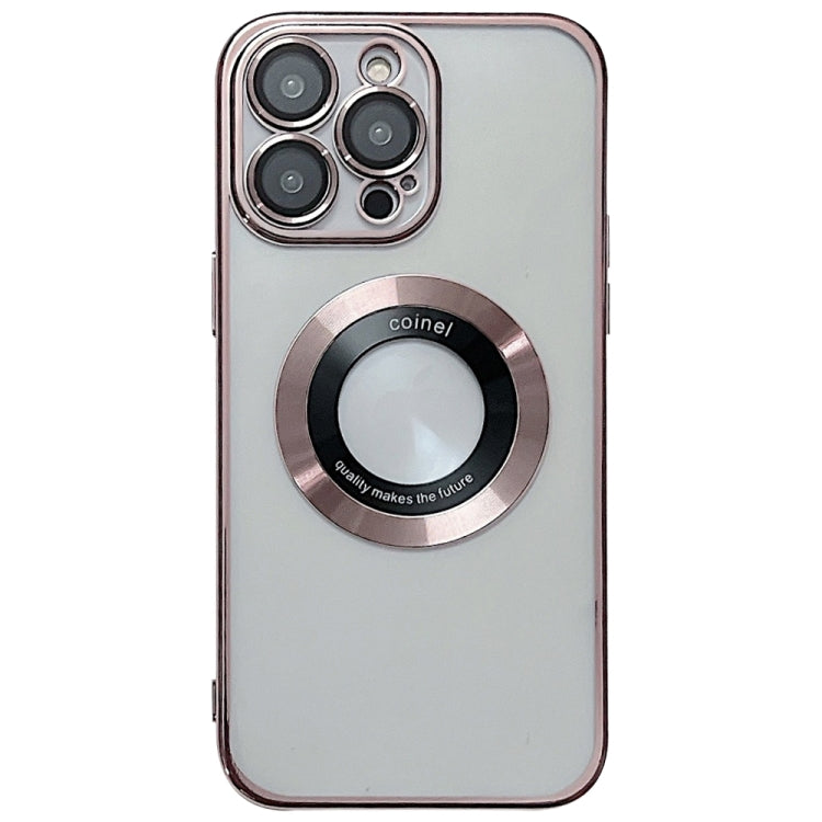 For iPhone 16 Pro Electroplating Magsafe TPU Phone Case(Rose) - iPhone 16 Pro Cases by PMC Jewellery | Online Shopping South Africa | PMC Jewellery | Buy Now Pay Later Mobicred