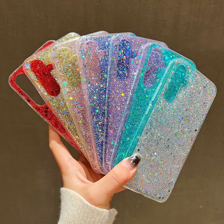 For Samsung Galaxy S24+ 5G Glitter Sequins Epoxy TPU Phone Case(Silver) - Galaxy S24+ 5G Cases by PMC TechLife | Online Shopping South Africa | PMC TechLife