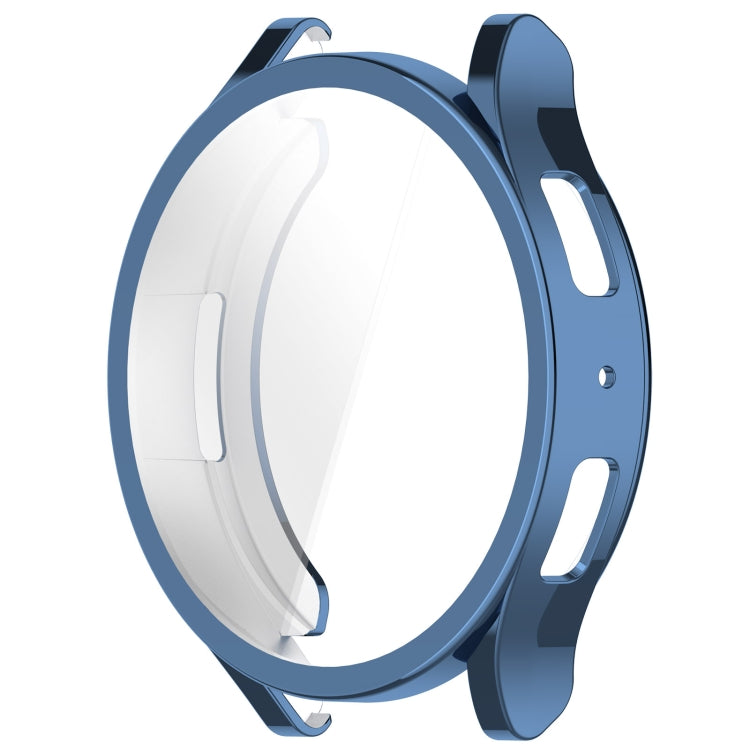 For Samsung Galaxy Watch6 40mm Full Coverage TPU Electroplated Watch Protective Case(Blue) - Watch Cases by PMC TechLife | Online Shopping South Africa | PMC TechLife