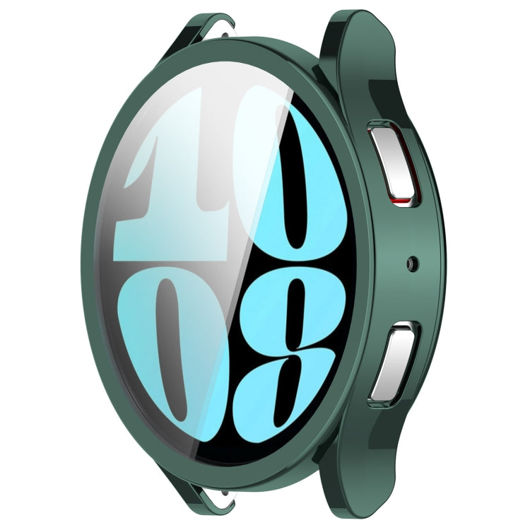 For Samsung Galaxy Watch6 44mm Full Coverage TPU Electroplated Watch Protective Case(Green) - free shipping - PMC TechLife - Order now!