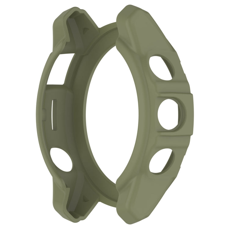 For Garmin Epix Pro / Epix Pro Gen 2 47mm / Fenix 7 / 7 Pro Armored TPU Half Wrapped Watch Protective Case(Green) - free shipping - PMC TechLife - Order now!