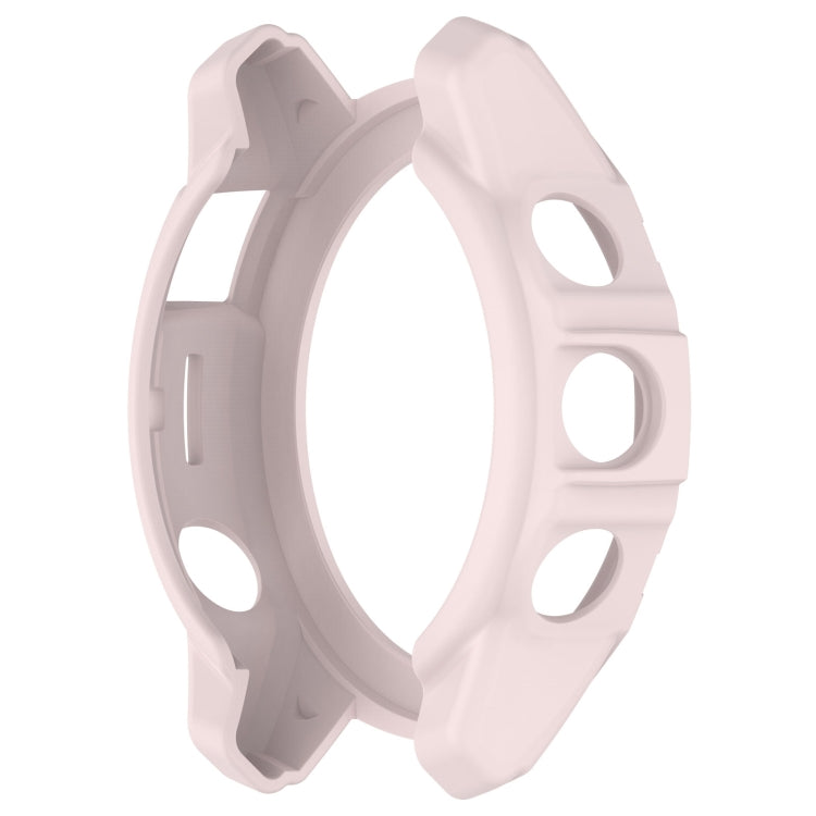 For Garmin Epix Pro 47mm / Fenix 7 / 7 Pro Armored TPU Half Wrapped Watch Protective Case(Pink) - Watch Cases by PMC TechLife | Online Shopping South Africa | PMC TechLife