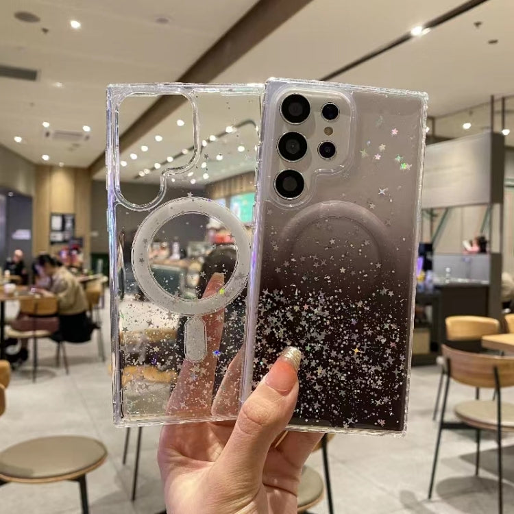 For Samsung Galaxy S23 5G Magsafe Glitter TPU Phone Protective Case(White) - Galaxy S23 5G Cases by PMC TechLife | Online Shopping South Africa | PMC TechLife