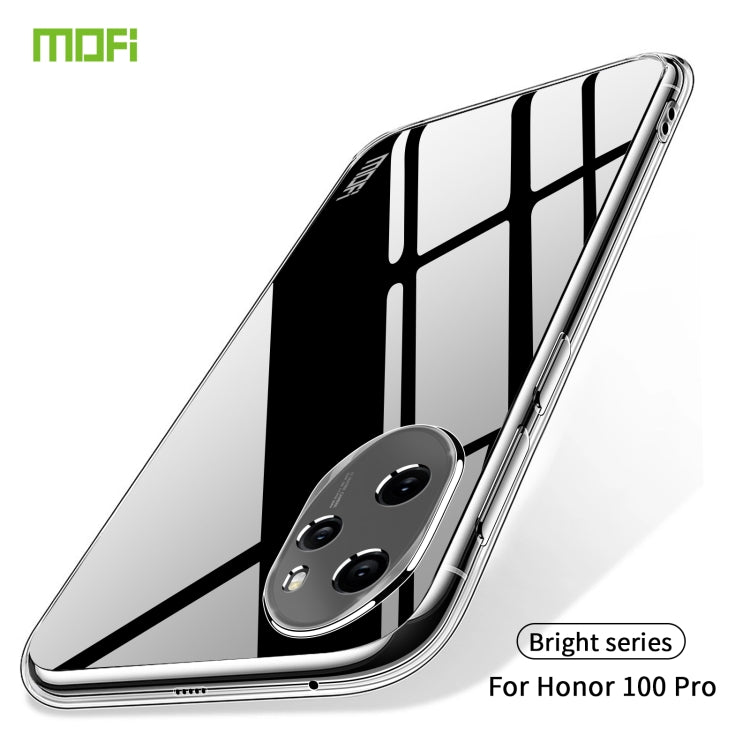 For Honor 100 Pro MOFI Ming Series Ultra-thin TPU Phone Case(Transparent) - Honor Cases by MOFI | Online Shopping South Africa | PMC Jewellery