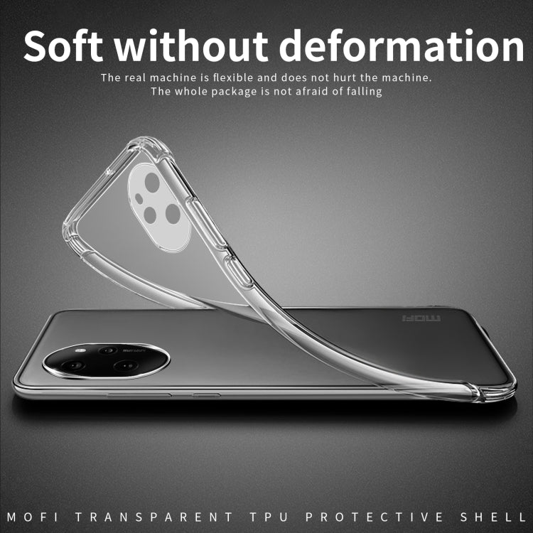 For Honor 100 Pro MOFI Ming Series Ultra-thin TPU Phone Case(Transparent) - Honor Cases by MOFI | Online Shopping South Africa | PMC Jewellery