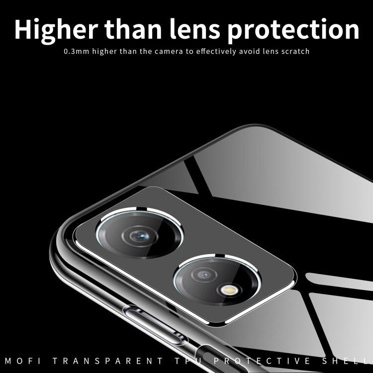 For Honor X7b MOFI Ming Series Ultra-thin TPU Phone Case(Transparent) - Honor Cases by MOFI | Online Shopping South Africa | PMC Jewellery