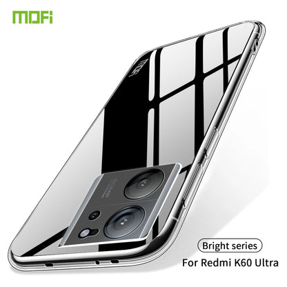 For Xiaomi 13T/13T Pro /Redmi K60 Ultra MOFI Ming Series Ultra-thin TPU Phone Case(Transparent) - Xiaomi Cases by MOFI | Online Shopping South Africa | PMC Jewellery