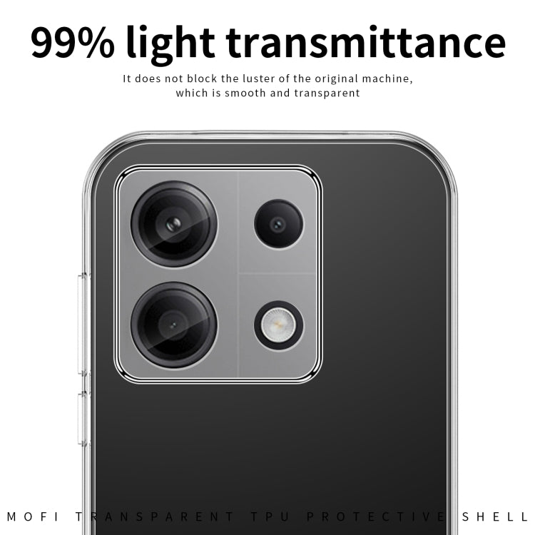 For Xiaomi Redmi Note 13 Pro MOFI Ming Series Ultra-thin TPU Phone Case(Transparent) - Note 13 Pro Cases by MOFI | Online Shopping South Africa | PMC Jewellery