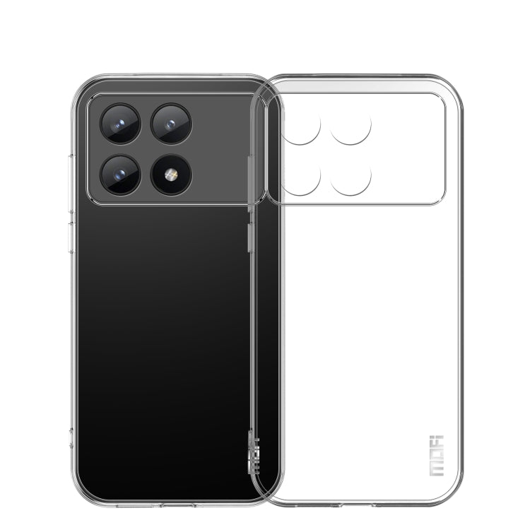 For Xiaomi Redmi K70 / K70 Pro MOFI Ming Series Ultra-thin TPU Phone Case(Transparent) - K70 Pro Cases by MOFI | Online Shopping South Africa | PMC Jewellery