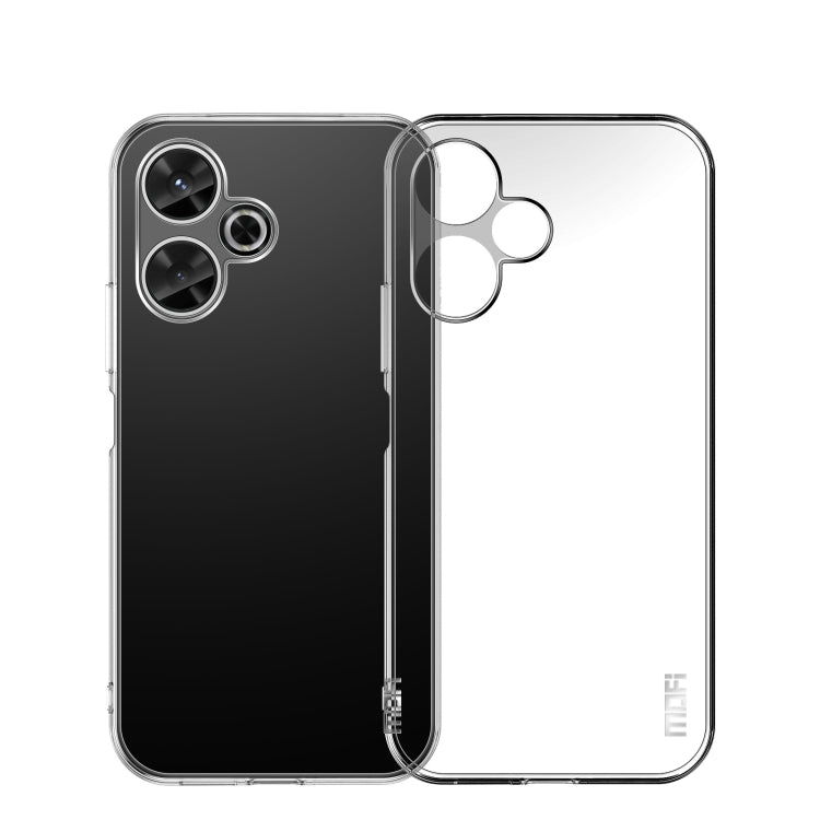 For Xiaomi Redmi 13 MOFI Ming Series Ultra-thin TPU Phone Case(Transparent) - Redmi 13 Cases by MOFI | Online Shopping South Africa | PMC Jewellery | Buy Now Pay Later Mobicred