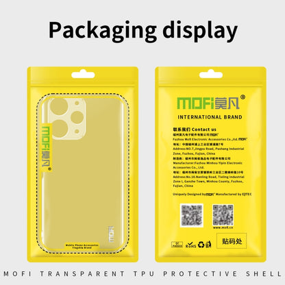 For Xiaomi Redmi Note 13 Pro+ MOFI Ming Series Ultra-thin TPU Phone Case(Transparent) - Note 13 Pro+ Cases by MOFI | Online Shopping South Africa | PMC Jewellery